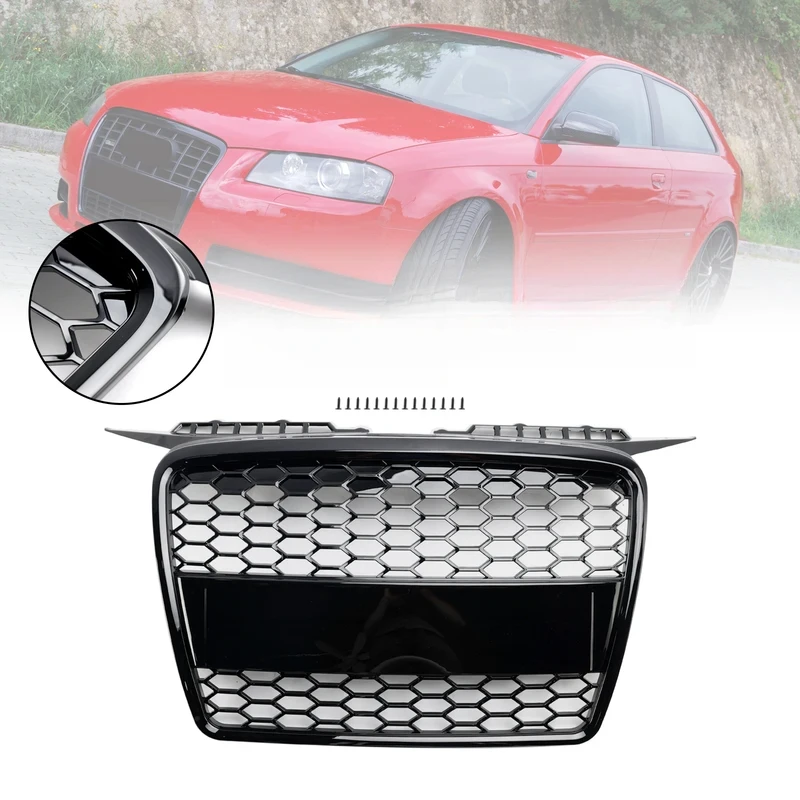 

Решетка переднего бампера в стиле RS3, подходит для A3 8P 2004-2008 8P4853651A