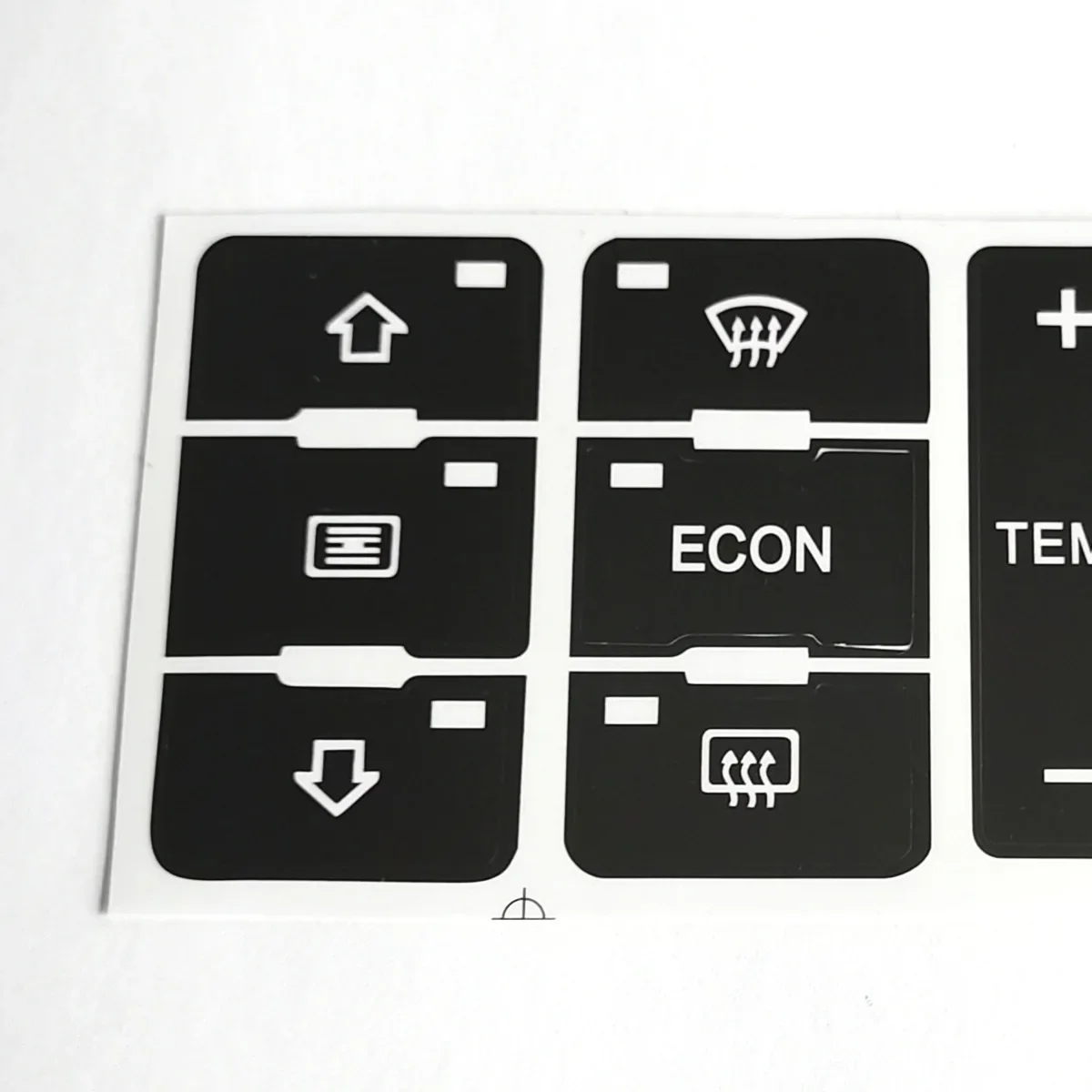 Car Air Conditioning Control Switch A/C Button Repair Sticker Car Stickers For Audi A2/ A3 8L