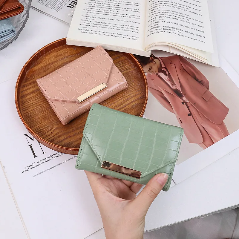 Short Women's Wallet, High-end, Exquisite and Compact Card Holder, 30% Off Girls' PU Coin Purse