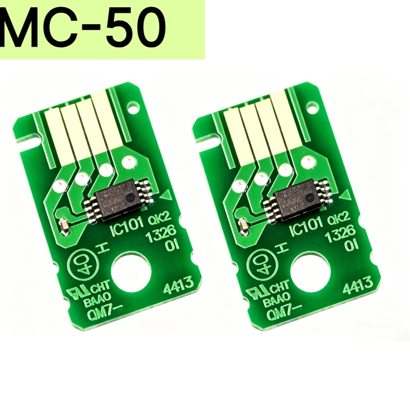 10/20pcs MC-50 Maintenance Tank Chip for Canon 7840 7850 PageWide Printer MC50 Waste Ink Box Reset Chip