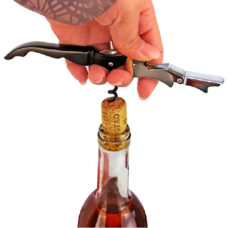 Corkscrew Lid opener Hippocampus Knife Wine Corkscrew Beer Bottle Opener Dual-Use Wine Screwdriver Portable Hippocampus Knife