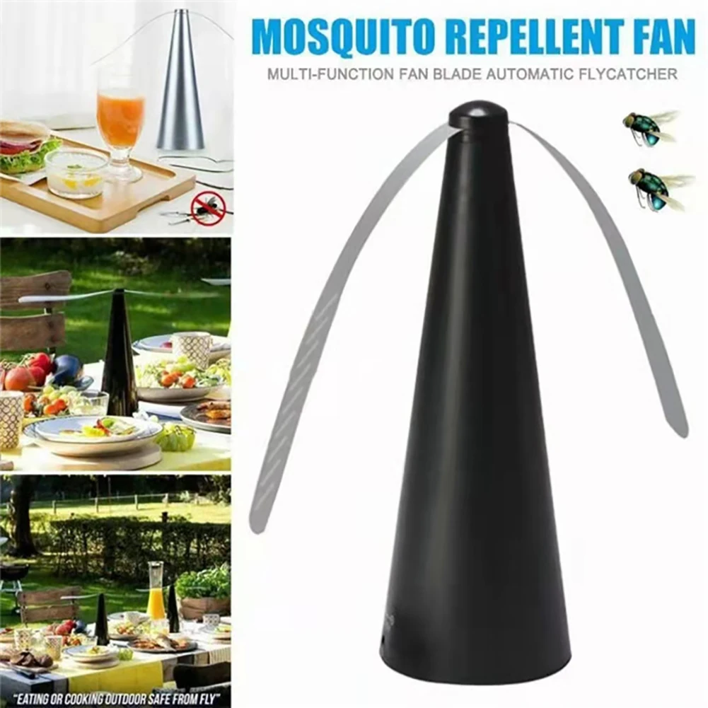 Automatic Fly Trap Repellent Insect Artifact Portable Family Table Outdoor Camping Fan Leaf Insect Repellent To Scare Away Bugs