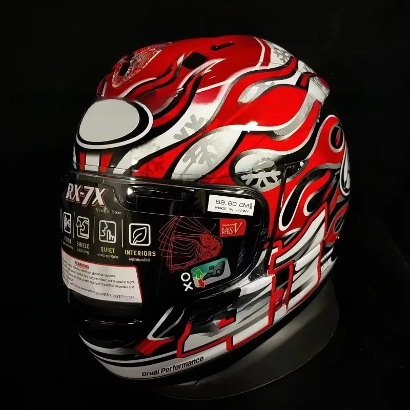 

RX-7X Haga GP Motorcycle Helmet RX7X Full Face Helmet RX-7X Corsair-X RX-7V Casco Size M-XXL Japan