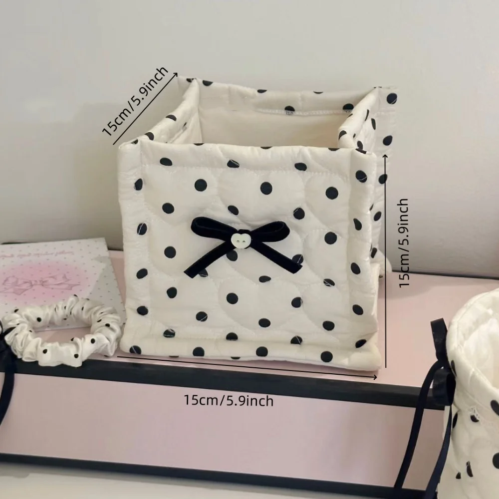 سلة تخزين مكتبية مستديرة مربعة الشكل لديكور المنزل وتخزين سطح المكتب