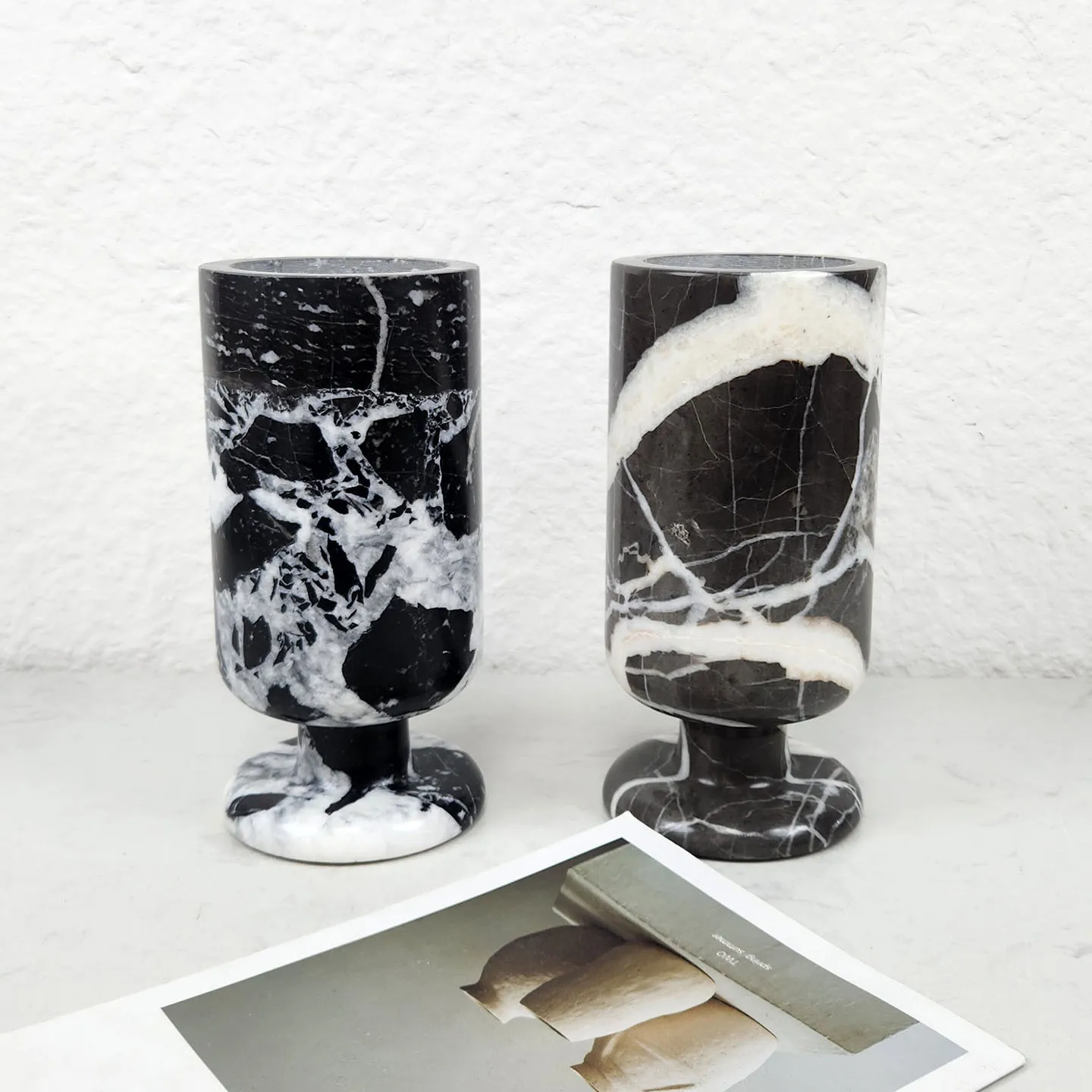 Vase Ornament Flower Arrangement Home Accessories Hotel Marble Flower Ware