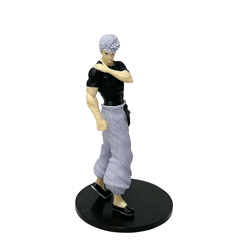 Figura de ação satoru gojo geto suguru itadori yuji figuras macarrão rolha carro ornamentos pvc coleção modelo brinquedos