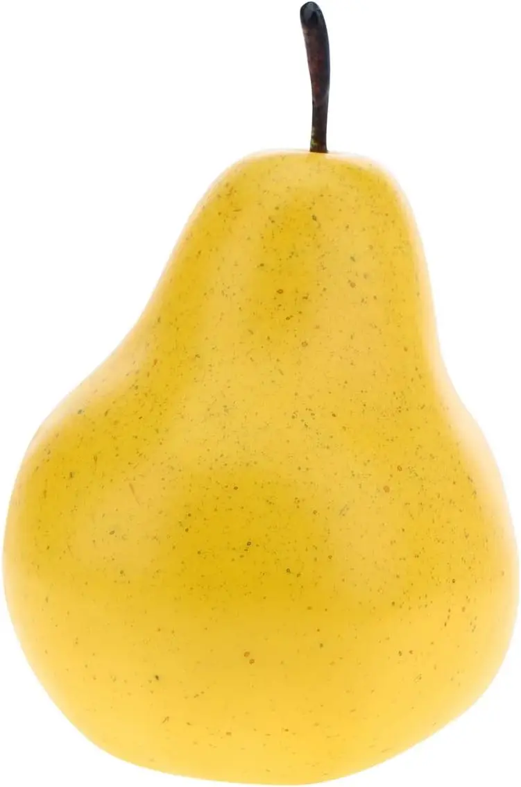 Künstliche Birnen, 6 Stück, lebensechter Fruchtschaum, künstliche Heimküche, Ornament, Fotografie-Requisiten, Ausstellungsmodell, Büro, Schreibtisch – Detail 4