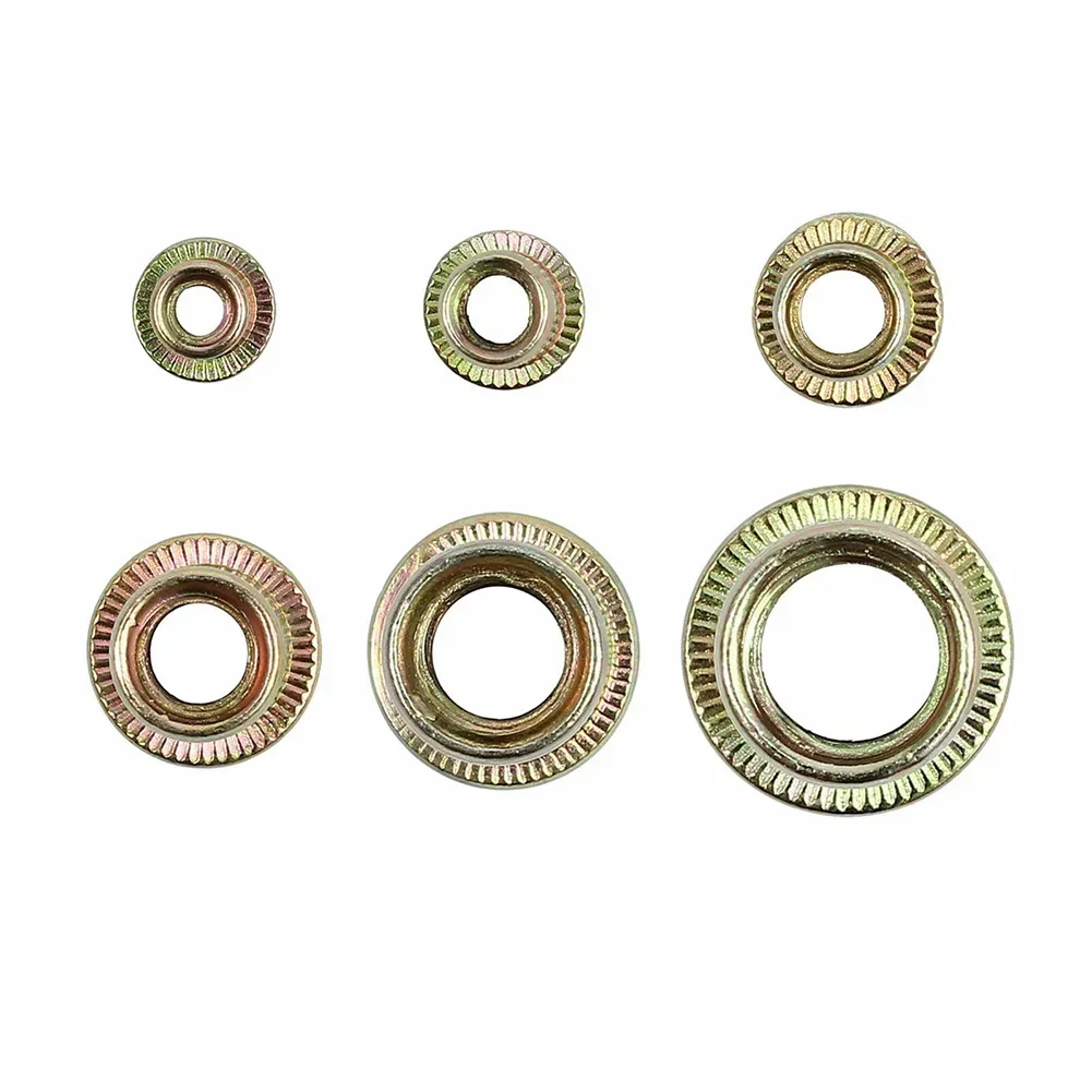

Complete Rivet Nut Set 150 Pieces Including Open Ended Types in Metric Sizes ( M10) for Reinforcing Thin Materials