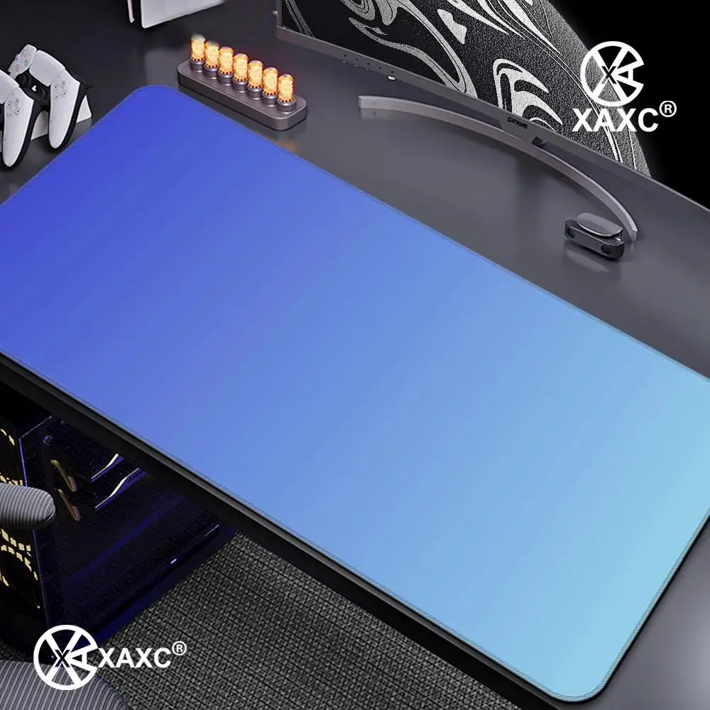 Blue gradient Mouse Pad large keyboard mouse desk pad non-slip rubber gaming mouse pad laptop mouse carpet