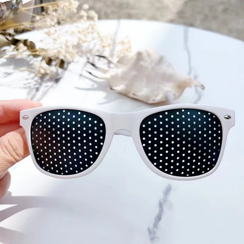 Pinhole porous small hole glasses three hole lenses