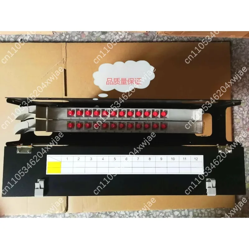 Fiber Optic Distribution Box ODF 12 24 48 72 96 Core Optical Patch Panel Rack Mount
