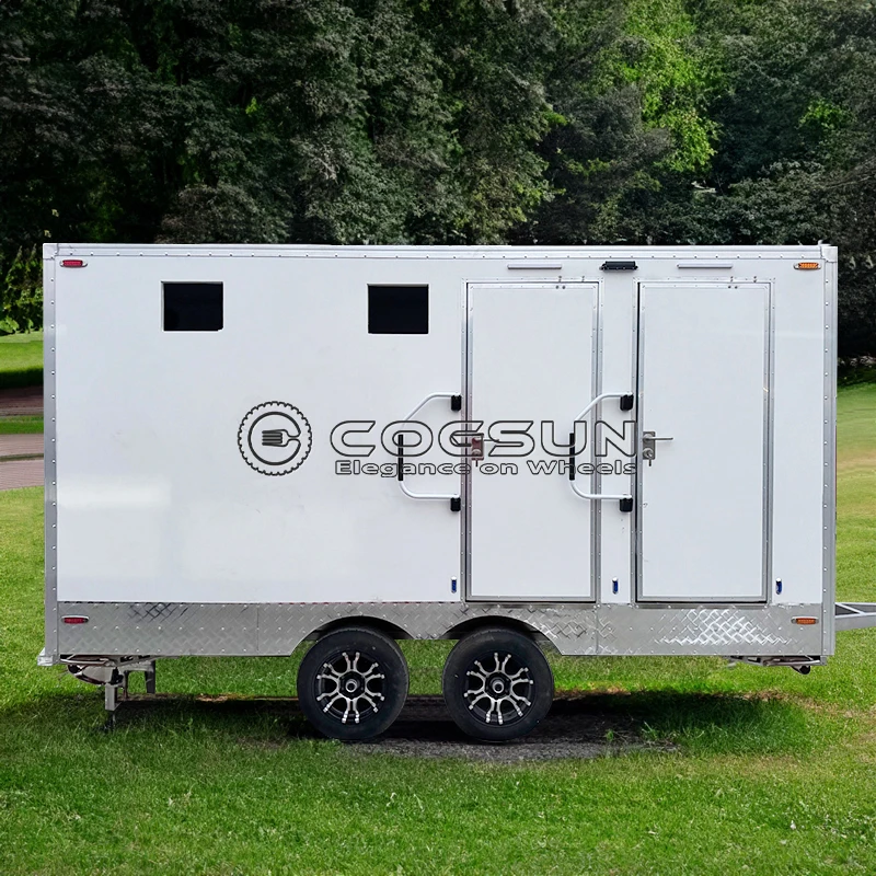 

Умный мобильный люксовый туалетный прицеп с раковиной для общественных мероприятий, корпоративных функций и гала-вечеров