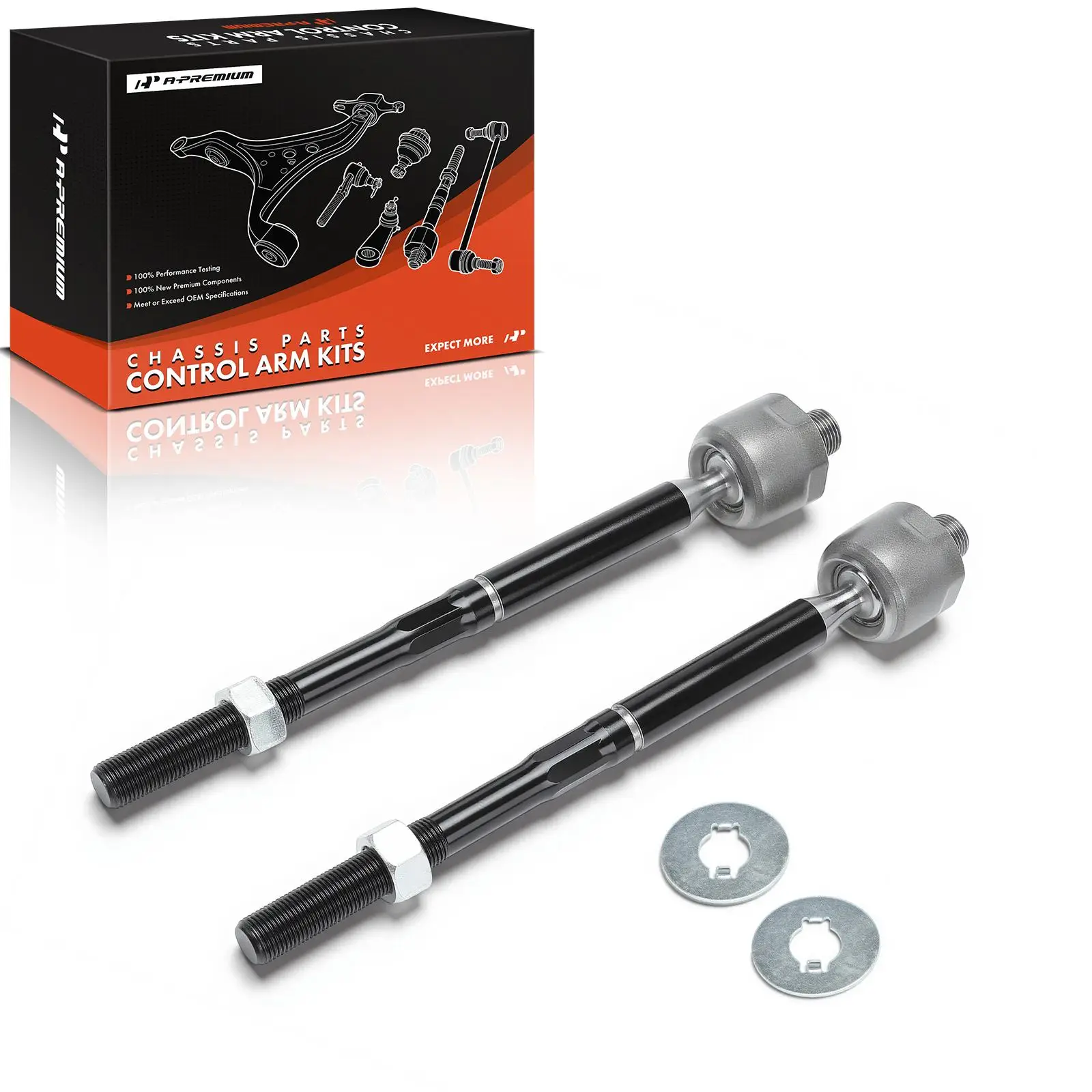 A-Premium 2x Front Inner Tie Rod End for Chevrolet Silverado 1500 2019-2023 GMC Sierra 1500 2019-2023 Sierra 1500 Limited 2022