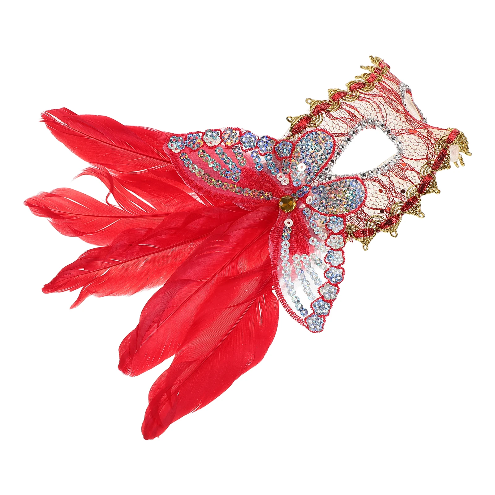 

Mask Half Face Eyewear Gras Peacock Lace Halloween Masquerade Women Party Costume Accessories