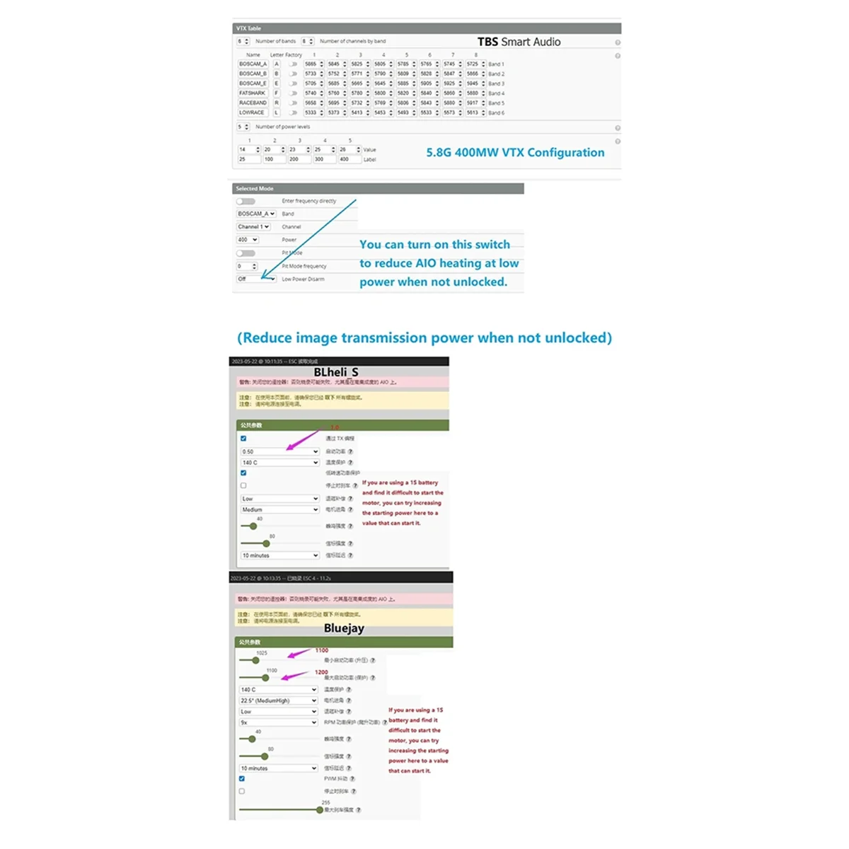 Controlador de vôo BFYLW F411ELVTX F411 12A 4 em 1 ESC 5.8G 400mW VTX ELRS 2.4G RX AIO 25,5X25,5mm 1-2S para drones FPV