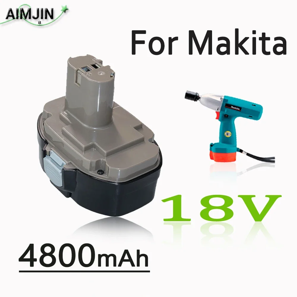 

Аккумулятор высокой емкости для Makita 18 в 4800 мАч, совместим с электроинструментами PA18 1822 1823 1833 1834 1835 1835F 192828-1 192829-9