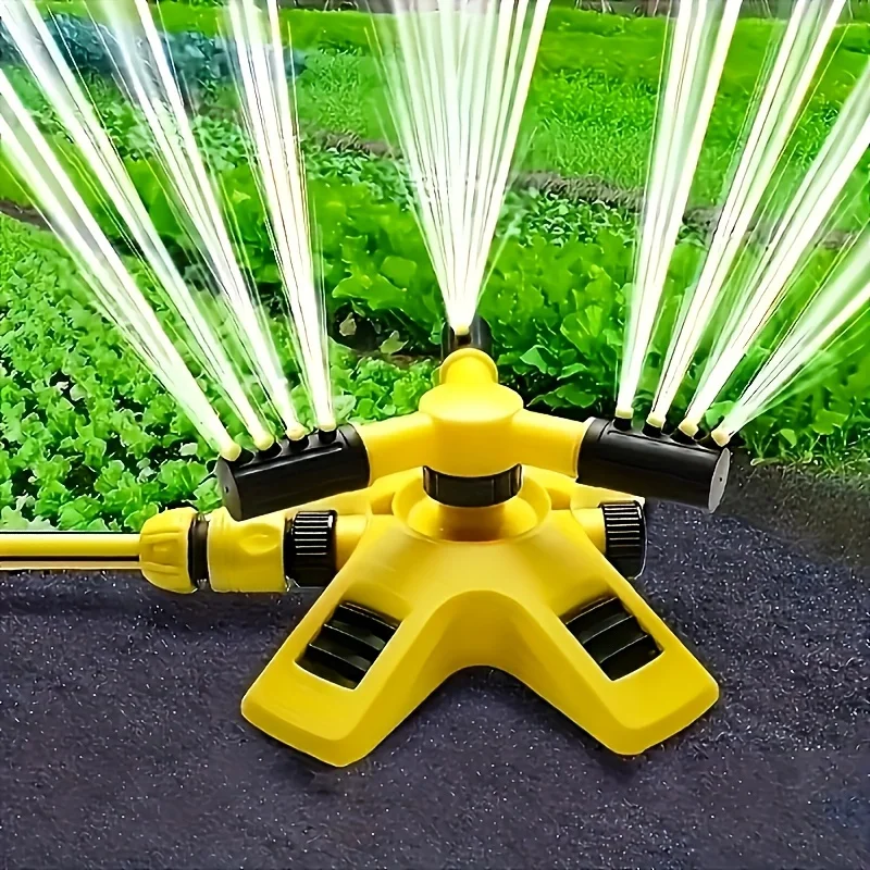 Sprinkler Nozzle 360 Degree Automatic Rotating Water Spray Garden Lawn Automatic Sprinkler Garden Watering Irrigation Supplies