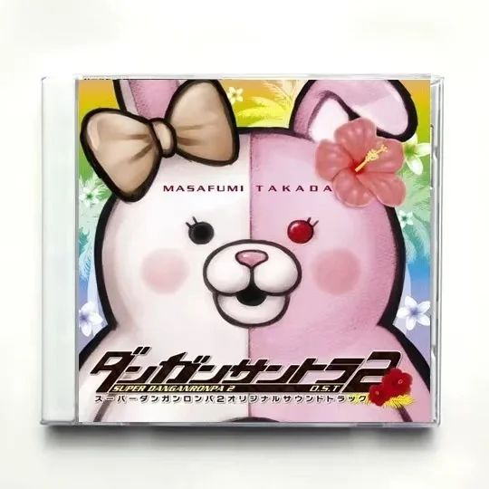 Game Danganronpa 2 Takada Masafumi Music CD Greatest Hits OST Album 2pcs Music Record Cosplay Walkman Car Soundtracks Box Gifts