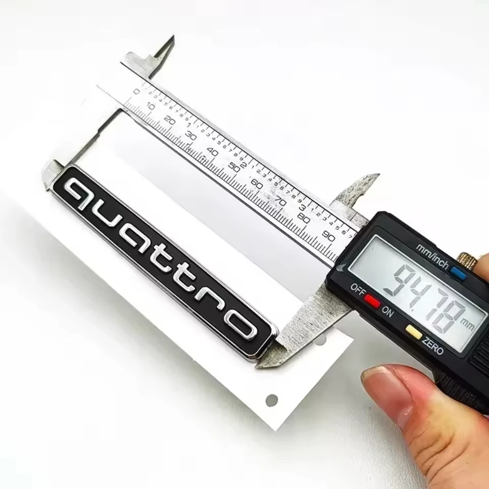 Logo 3D ABS Audi Sport Emblemat Naklejka Samochodowa Błotnik Klapa Bagażnika Odznaka Audi A3 A6 Q8 Q2 Q3 Q5 Q7 A4 Akcesoria Audi Sport