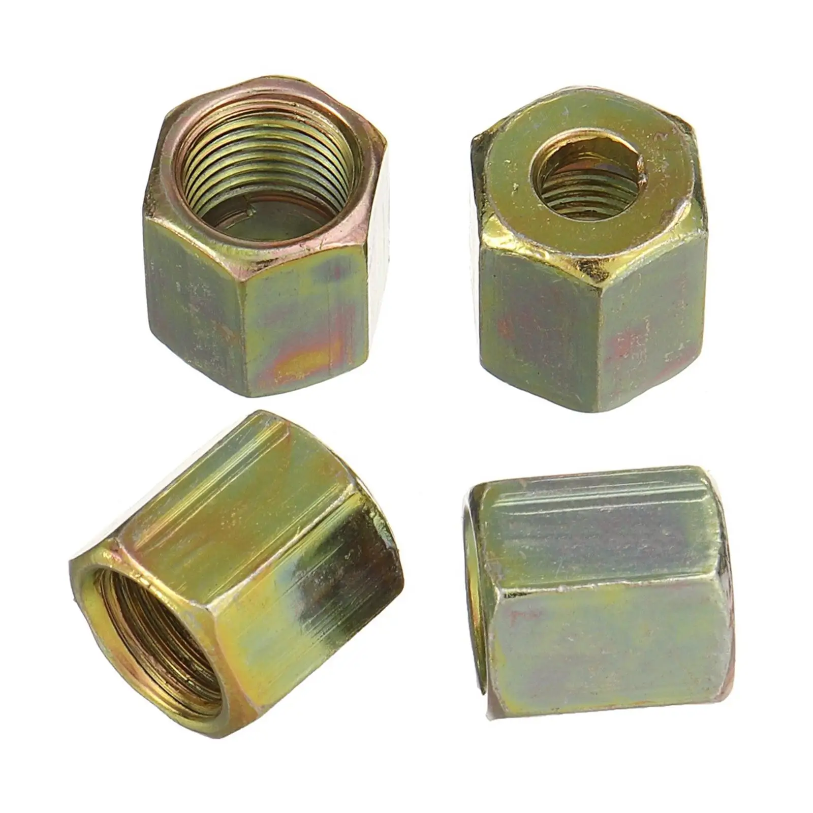 

50/Set Brake Line Connector Fittings Adapter 10mm x 1mm Female/Male Metric Nuts for 3/16 Tube Parts