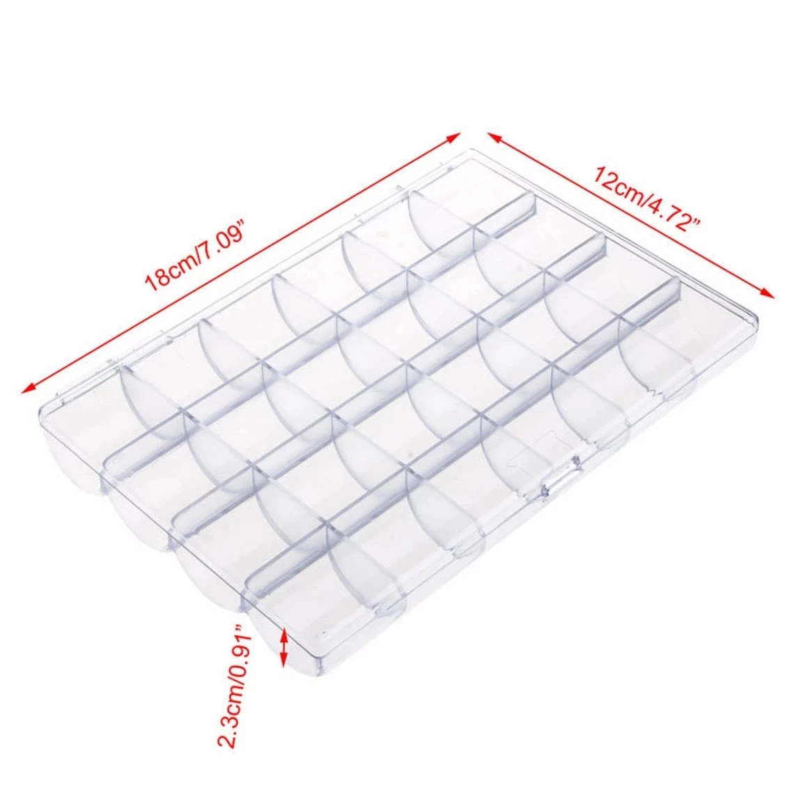 

70 pcs Clea Plastic Empty Storage Boxes