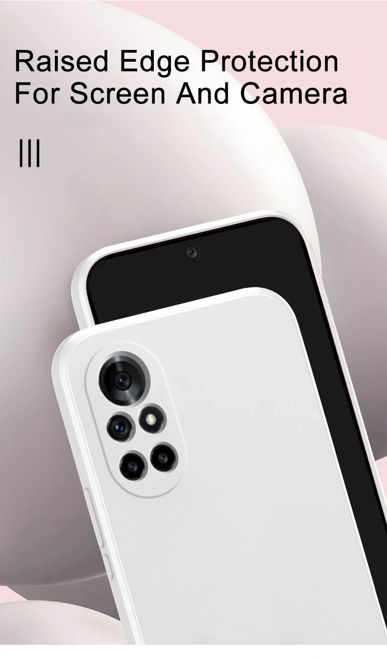 Luxury Liquid Silicone Phone Case For Huawei Y5p Y6p Y7p Y6s Y9s Y7a Y9a Y5 Y6 Y7 Pro 2018 Y9 Prime 2019 Soft Thin Candy Cover
