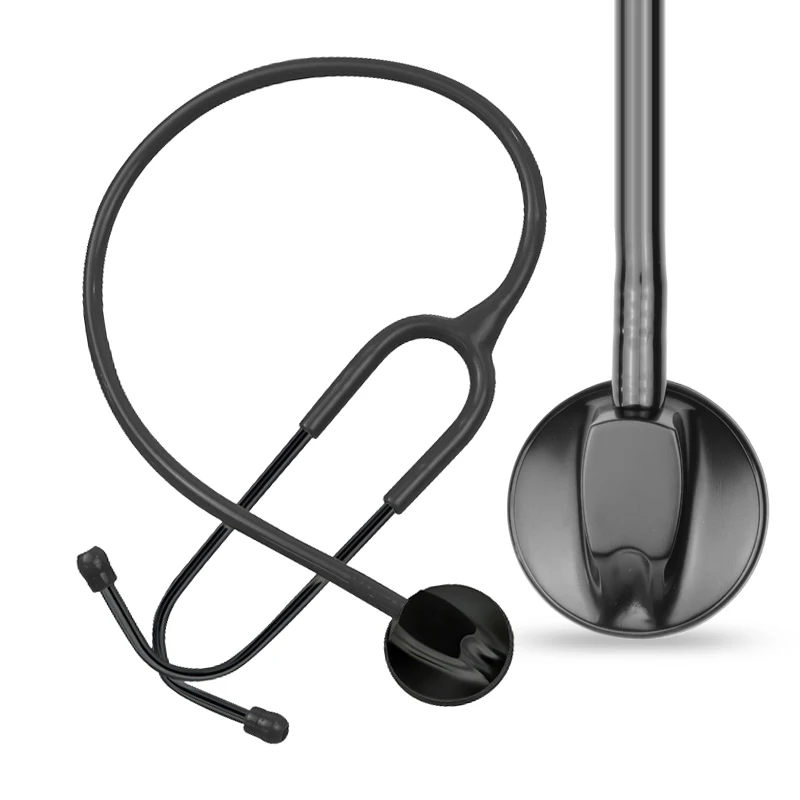 

Classic Black Medical Cardiology Doctor Estetoscopio Professional Heart Rate Diagnosis Cute Stethoscope for Nurse Student Vet