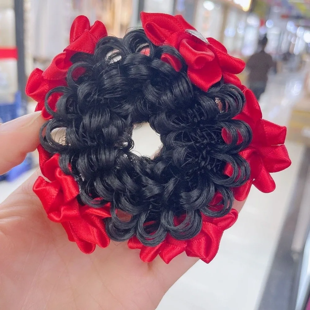 

Милые цветочные кольца для волос, красочная резинка для волос, эластичный хвост, резинка для волос, аксессуары для волос