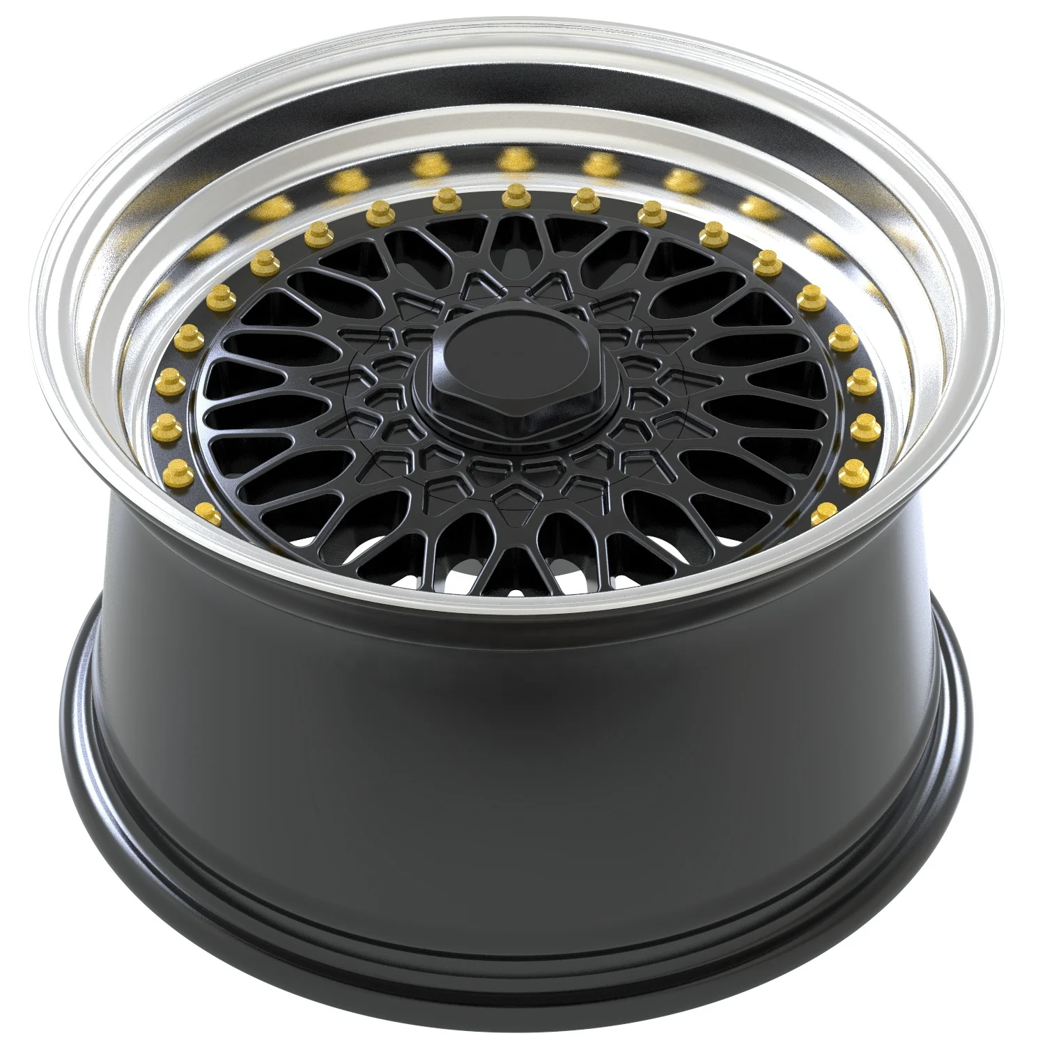 16x9.0 Inch ET15 PCD100~108 8 Hole Flow Form Alloy Rims Universal Lightweight Off Road Wheels