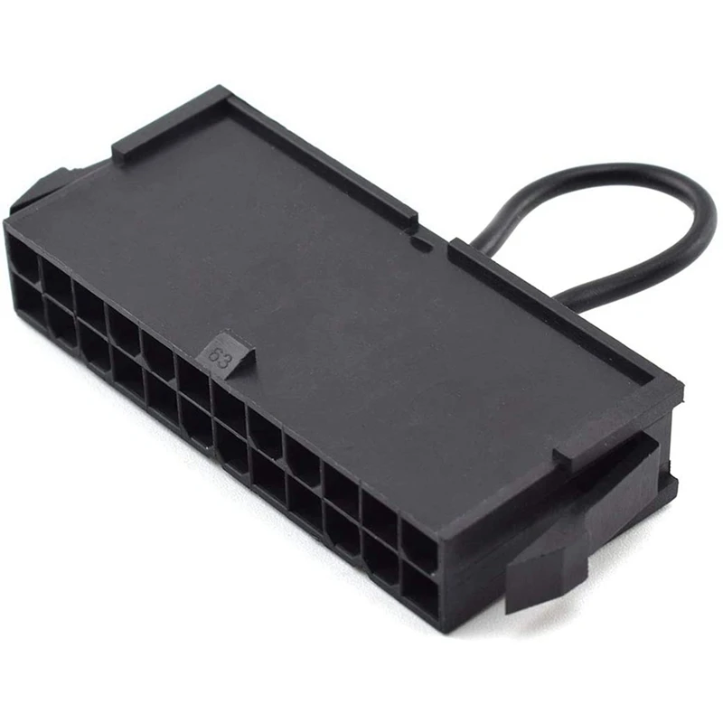 20 Stuks Atx Psu 24pin Voeding Jumper Starter Jack Adapter Connector Voor Server Btc Mijnwerker Machine