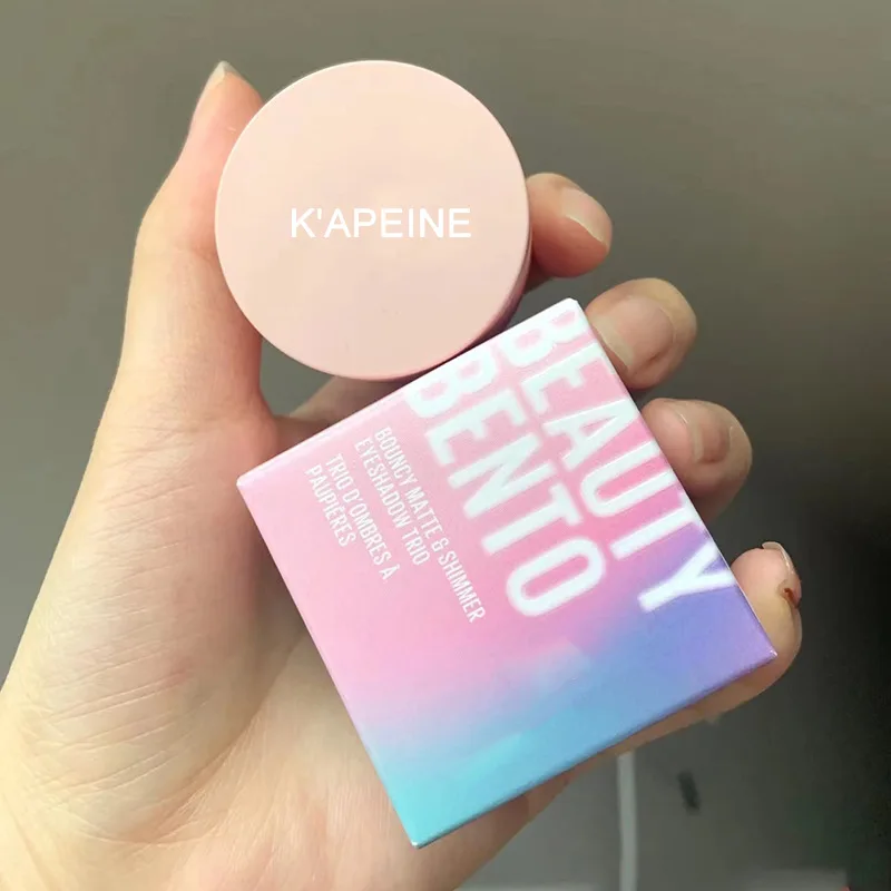 Three-layer Sandwich Eyeshadow Pearlescent Matte Flash Grooming Earth Color Ribbon Mirror Nose Profile Makeup Palette Makeup