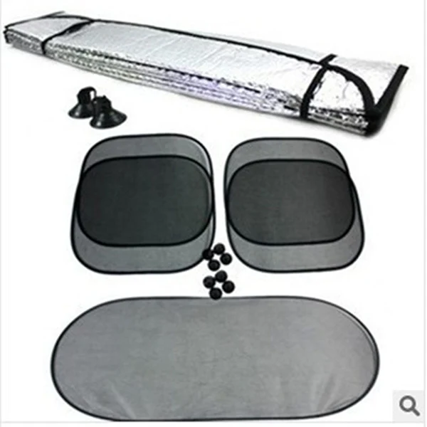 

6Pcs Car Sunshield Package Durable Front Rear Side Windscreen Sunshade Uv Protection Heat Block Cooler Interior