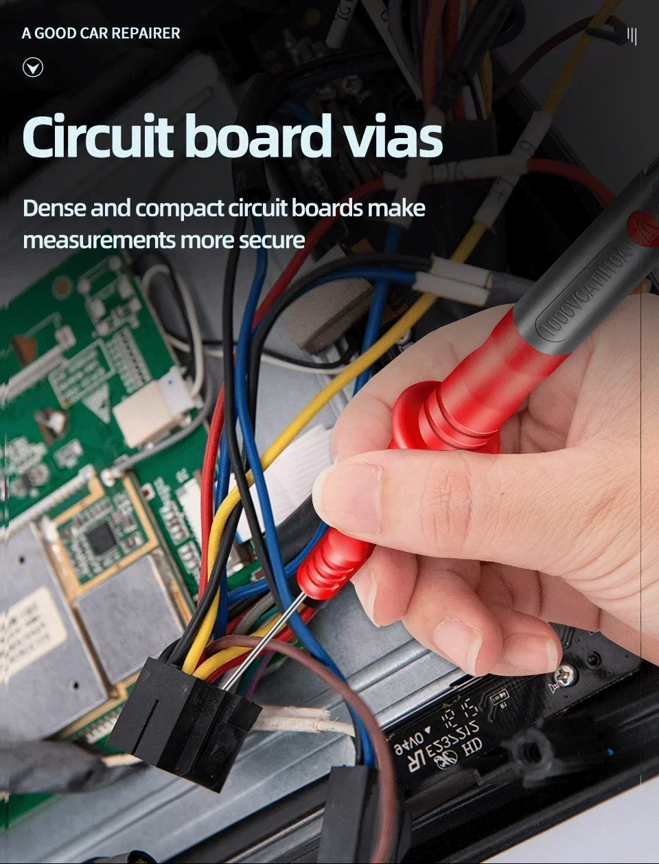 Automatic Multimeter for Measuring AC/DC Voltage Current and Temperature NCV Non-Contact Electrical Testing Model ANENG 628A