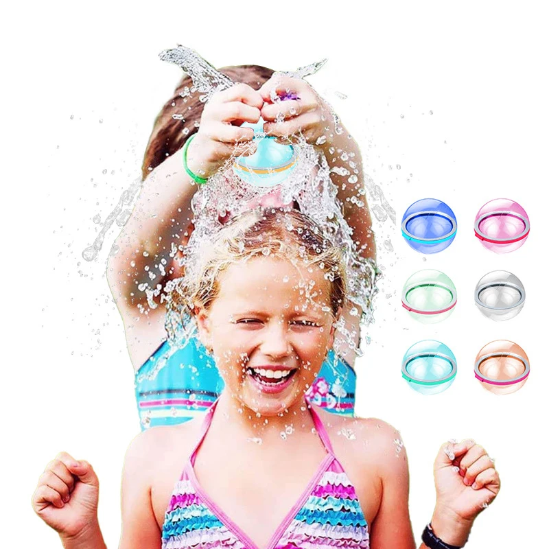 Herbruikbare Waterballonnen Waterbom Spatten Ballen Absorberend Ballenbad Strandspeelgoedzwembadfeest Gunsten Watervechtspellen Voor Kinderen