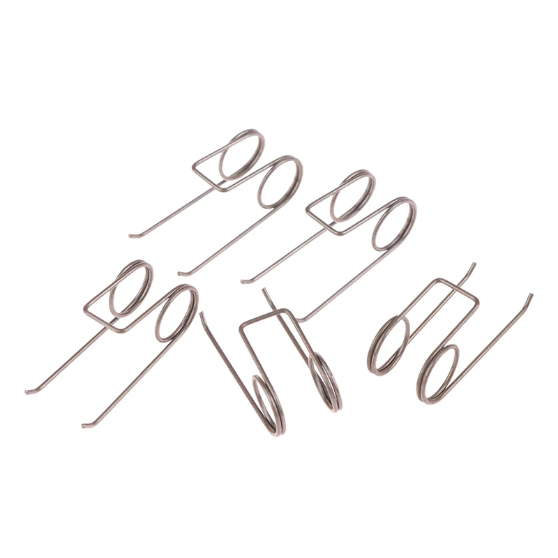 【DE】5 قطعة زنبرك التواء مزدوج 0.9*11 مللي متر من الفولاذ المقاوم للصدأ مقشر أسلاك كهربائي قوي أجهزة زنبركية #4