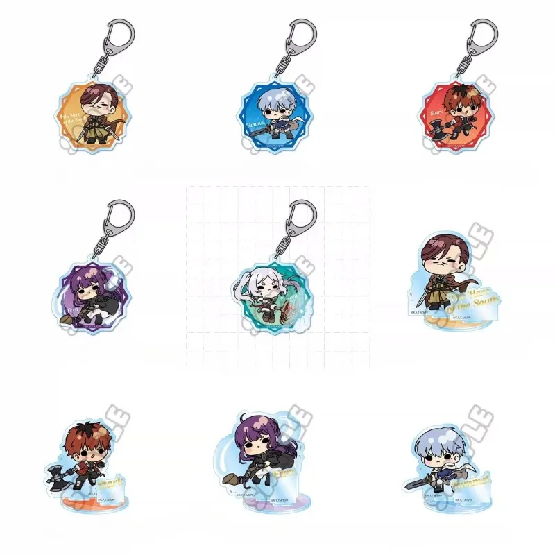 Himmel‌ Heiter Eisen Flamme Cute Acrylic Standee Keychain Anime Merch Toy Gift‌ D
