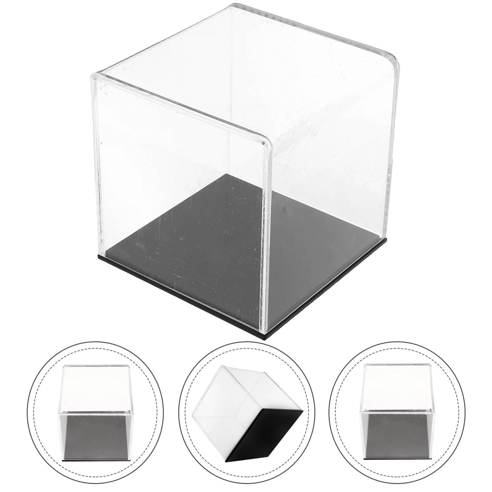 

Souvenir Display Box Baseball Transparent Acrylic Case for Collectibles Holders