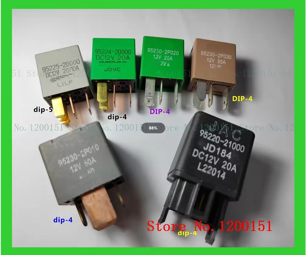 Relay Dip-4 95230-2P030 12V 35A