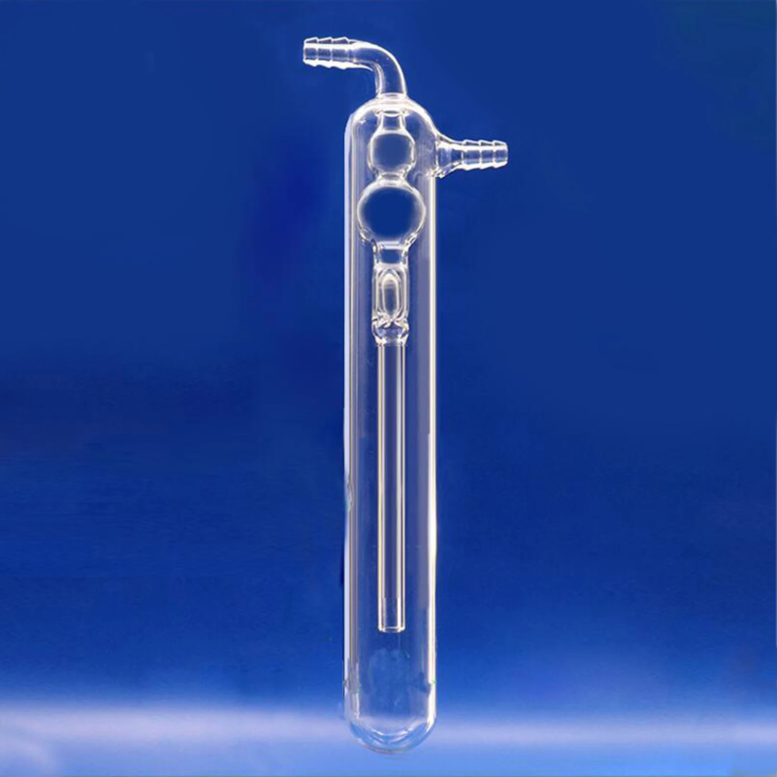 実験用ガラス器具用-液漏れ防止タイプ-ガラスオイルバブラー-液体シールチューブ