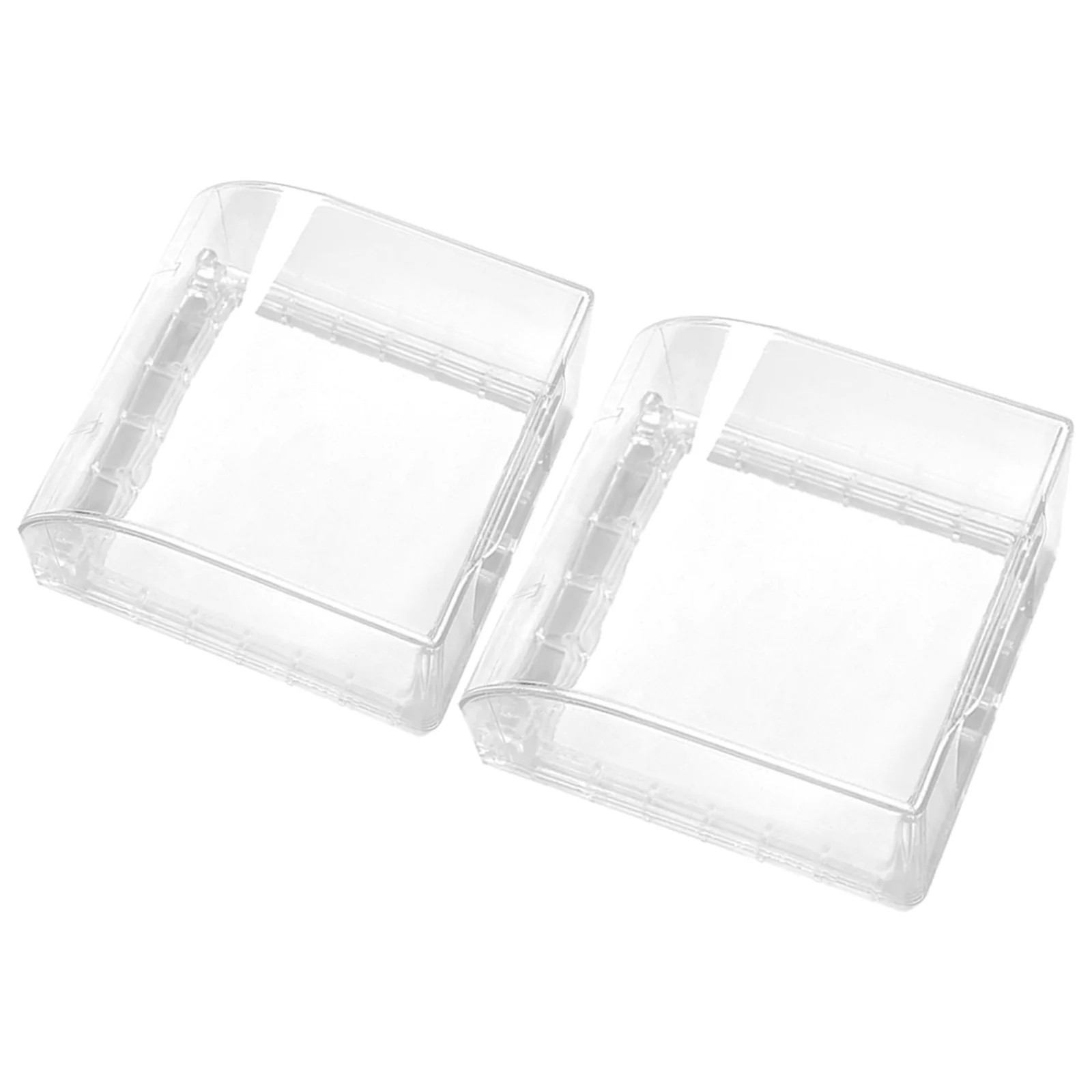 2 قطعة صندوق توصيل شفاف مقاوم للماء المقبس لوحة الحرس وعاء حامي 86 نوع غطاء للاستخدام الداخلي والخارجي #1