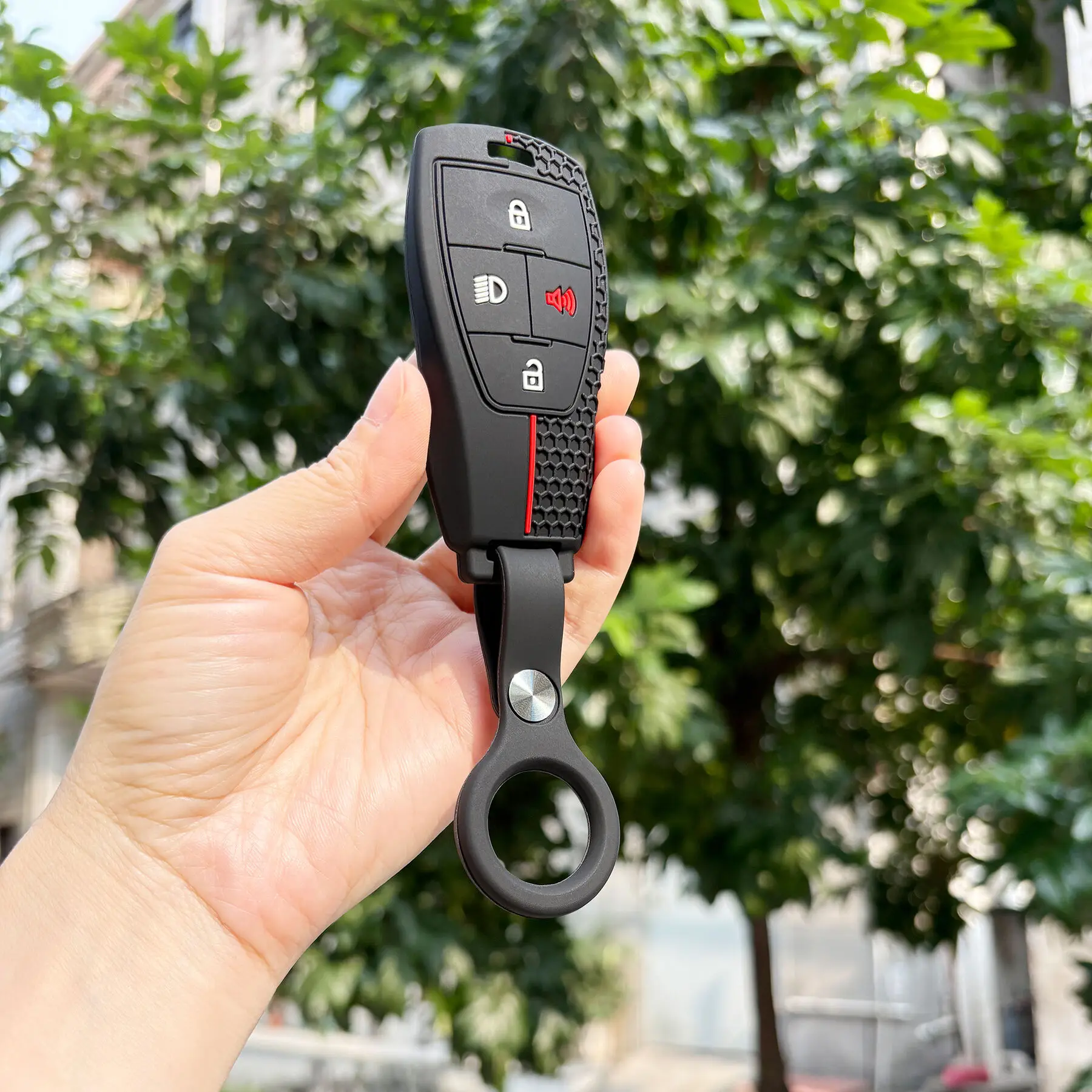 For Baic Beijing BJ40 BJ80 BJ30 BJ60 BJ90 BJ20 F40 U7 X7 EX5 EU5 X55 X35 X75 Ii EVO 5 Soft Fob Holder Key Cover Car Accessories image 3