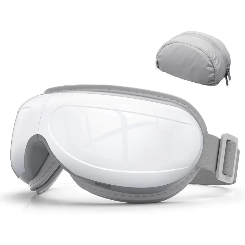 Eye Massager Eligible, EyeOasis 2 - Heated Eye Massager for Migraines with Compression and Music, Smart Eye Mask