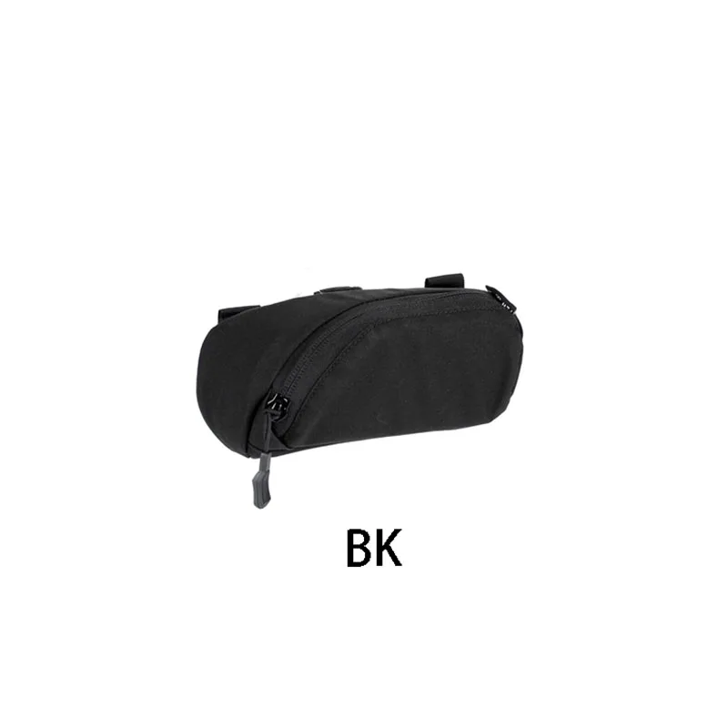 Tactical MOLLE glasses case bag, backpack with horizontal zippered accessory pocket, multi-purpose gear storage bag