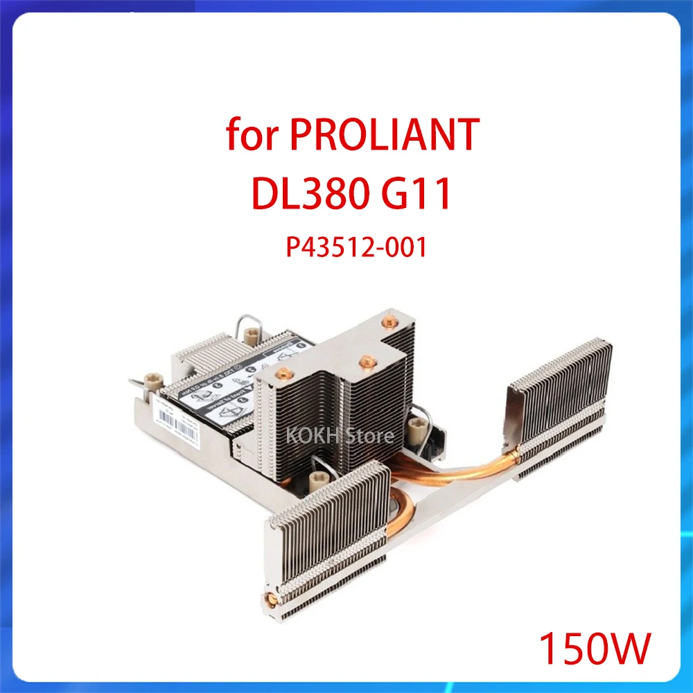 NEW Original for PROLIANT DL380 G11 Gen11 Heat Sink P43512-001 P49957-001 P43511-001 Radiator 2U High Performance Heatsink