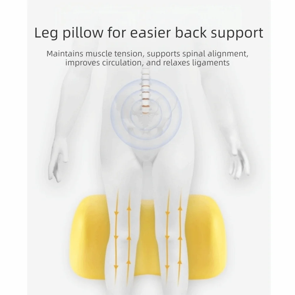 Four Seasons Wave Shape Leg Pillow Rebound Cotton Comfortable Body Cushion Color Blocking Foot Rest Pillow Pregnant Women
