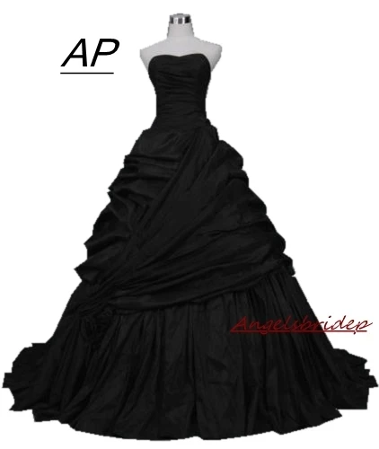 

ANGELSBRIDEP Black Taffeta Quinceanera Prom Party Dress For 15 Years Fashion Sweetheart Knitting Vestido 15 Anos Evening Dresses