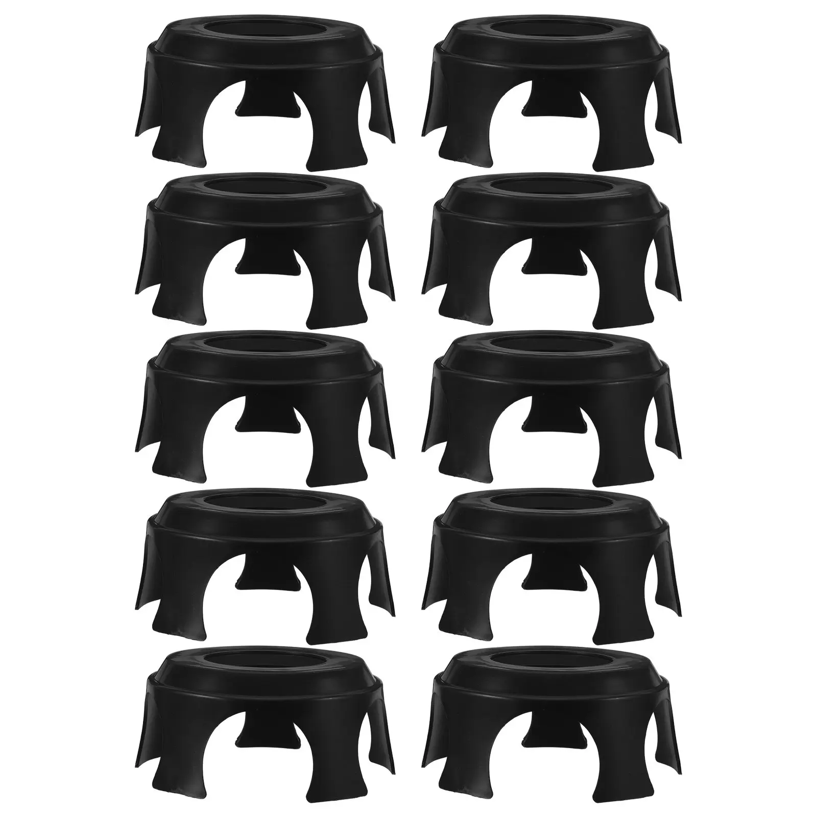 10Pcs Chair Caster Covers Universal Fit Office Chair Wheel Stopper Furniture Pads Floor Protector Anti Slip Cushion Noise