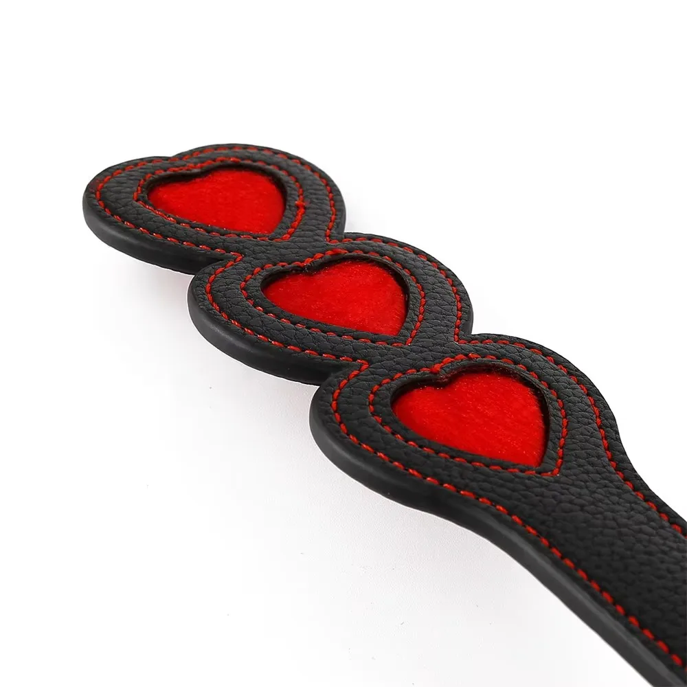 24 سنتيمتر القلب Slapper مجداف بو الجلود الحصان السياط لركوب الفروسية مضرب الفروسية #3