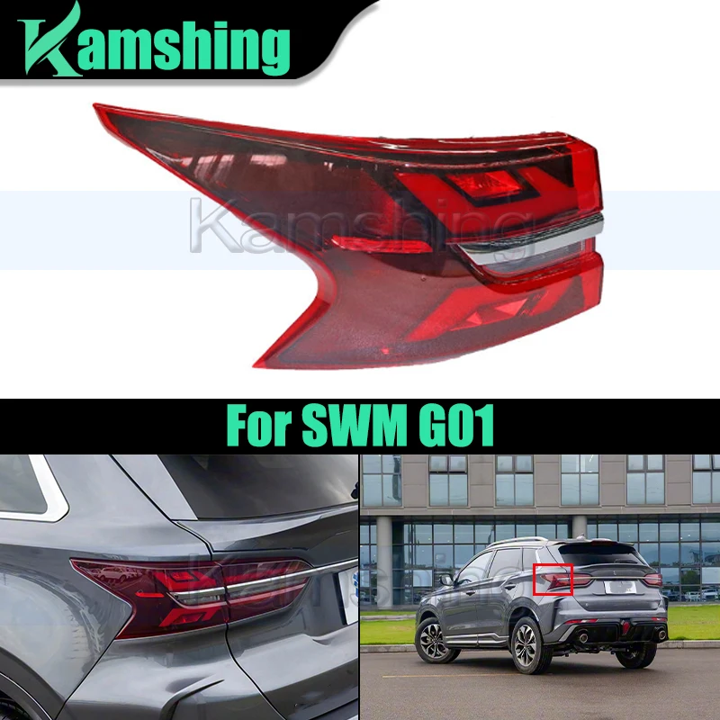 

Car Rear Bumper Taillight For SWM G01 Outer Tail Light Taillamp Stop Lamp Warning Light Rear Brake Light Signal Lamp