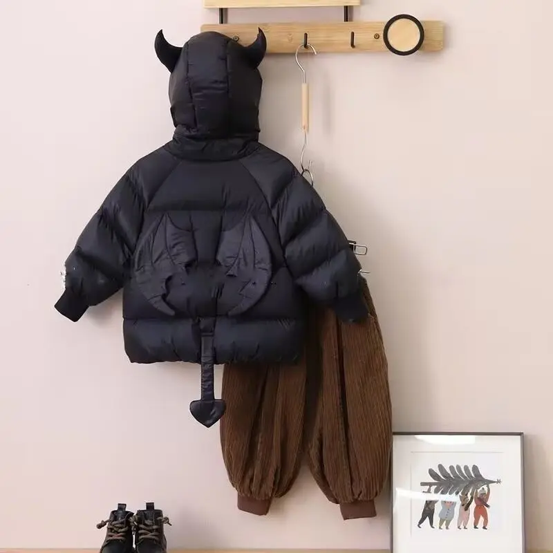 Down Childrens Winter Down Cotton Jacket New Boys Girls Jacket Winter Baby Coat Coat Cute Style Coat 2025